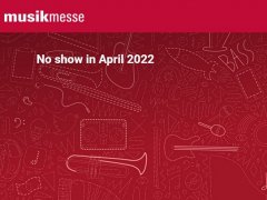 2022德国法兰克福乐器展Musikmesse延期举办