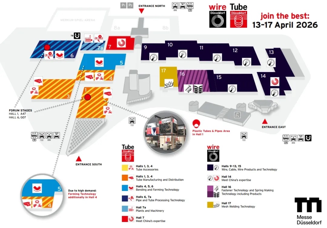 2026德国国际线缆及线材展览会(Wire & Tube)(参展网) 2026德国国际线缆及线材展览会(Wire & Tube)(www.828i.com)