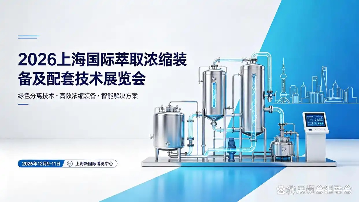 2026上海国际萃取浓缩装备及配套技术展览会(www.828i.com)